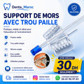 Support de Mors en Silicone avec Trou pour Paille