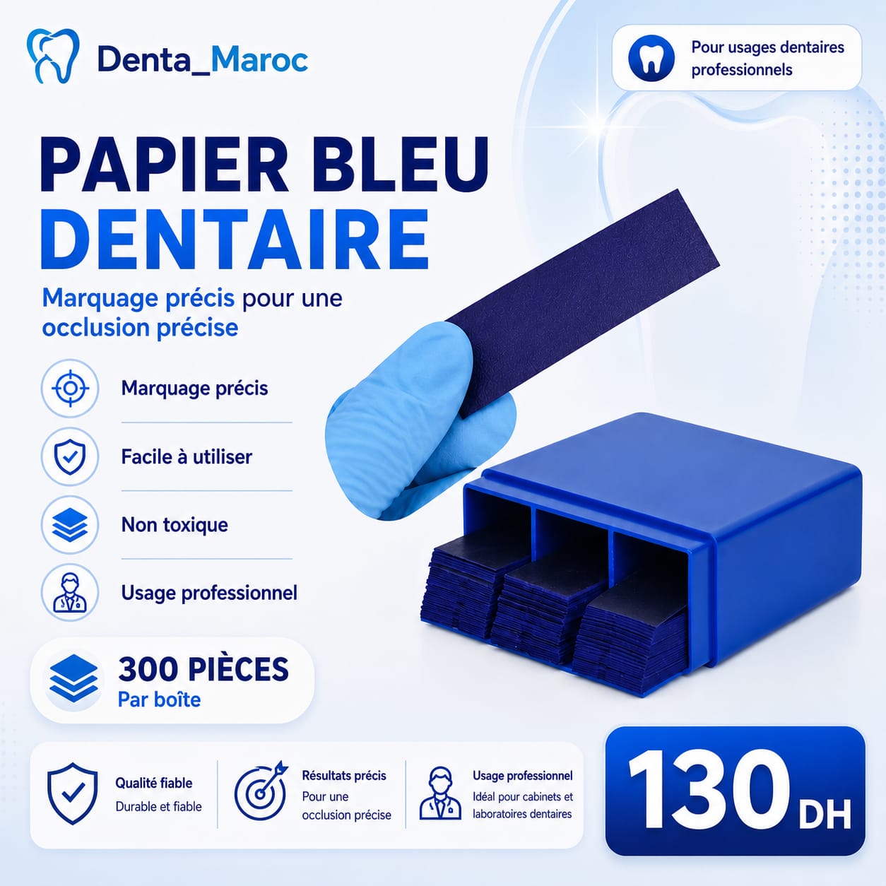 Papier Bleu Dentaire
